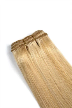 Remy Royale Double DrawnHuman Hair Weft WeaveExtensions - Barbie Blonde (#16/60)(Remy Royale Double Drawn Human Hair Weft Weave Extensions 16 60) -Cliphair Sale Store RemyRoyaleHairWeave 1660