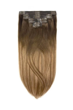 Remy Royale Seamless Clip Ins -Soft Bronze Balayage(Remy Royale Seamless Clip Ins Soft Bronze)