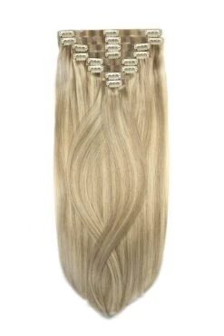 Remy Royale Seamless Clip Ins - BlondeMe (#60/SS)(Seamless Clip In Hair Extensions Double Drawn Blondeme)