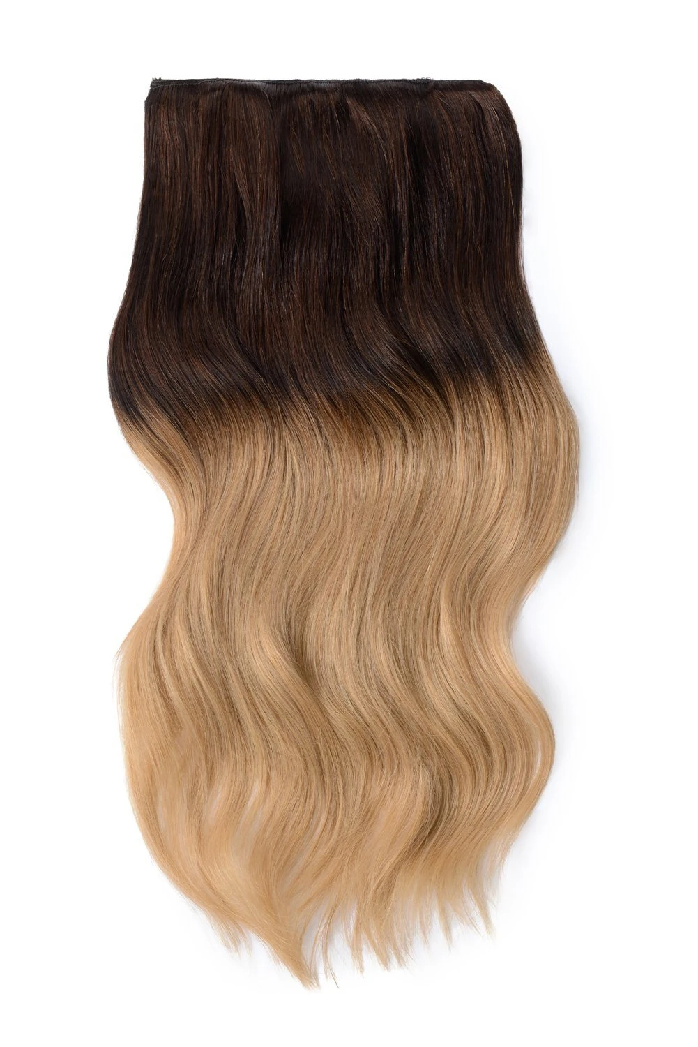 Full Head Remy Clip In Human Hair Extensions - Chocolate Honey Ombre (#T4/27)(Full Head Remy Clip In Human Hair Extensions Ombre T4 27) 1 Full Head Remy Clip In Human Hair Extensions - Chocolate Honey Ombre (#T4/27)(Full Head Remy Clip In Human Hair Extensions Ombre T4 27)