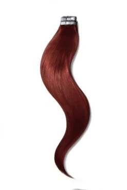 Tape In Remy Human Hair Extension - Deep Red(Tape In Remy Human Hair Extension Deep Red)