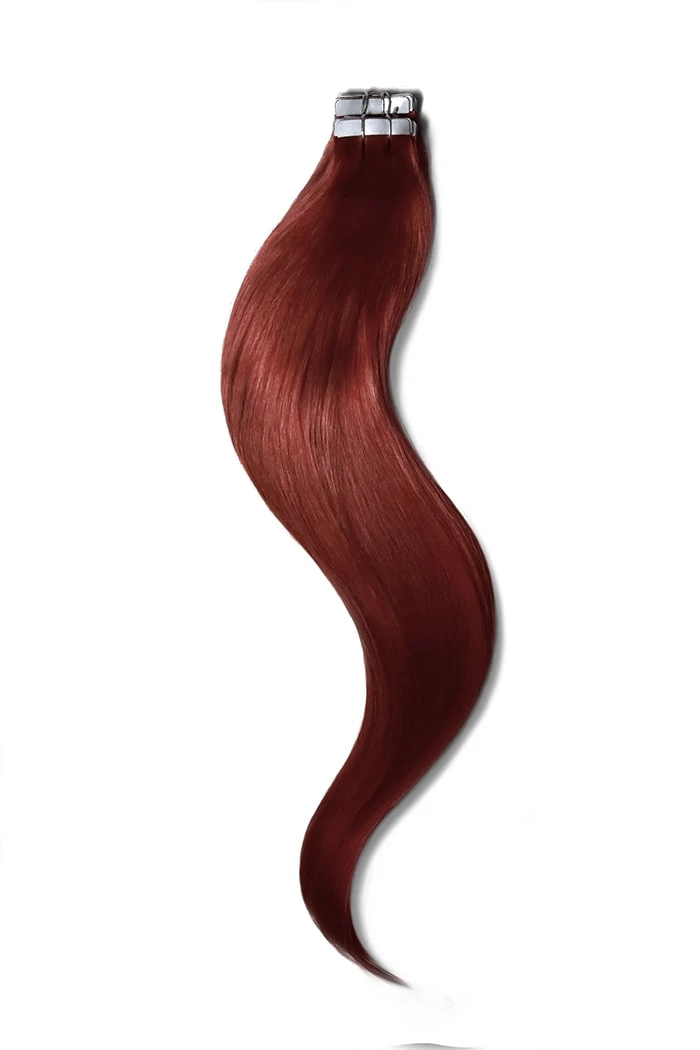Tape In Remy Human Hair Extension - Deep Red(Tape In Remy Human Hair Extension Deep Red) 1 Tape In Remy Human Hair Extension - Deep Red(Tape In Remy Human Hair Extension Deep Red)