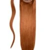 Flaming Ginger (#350) Straight Up Wrap Around Ponytail(Ginger Red Natural 350 Clip In Ponytail Extensions)