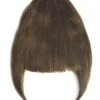 Clip In /on Remy Human Hair Fringe / Bangs - Medium Ash Brown (#8)(Clip In On Human Hair Fringe Bangs Medium Ash Brown 8)