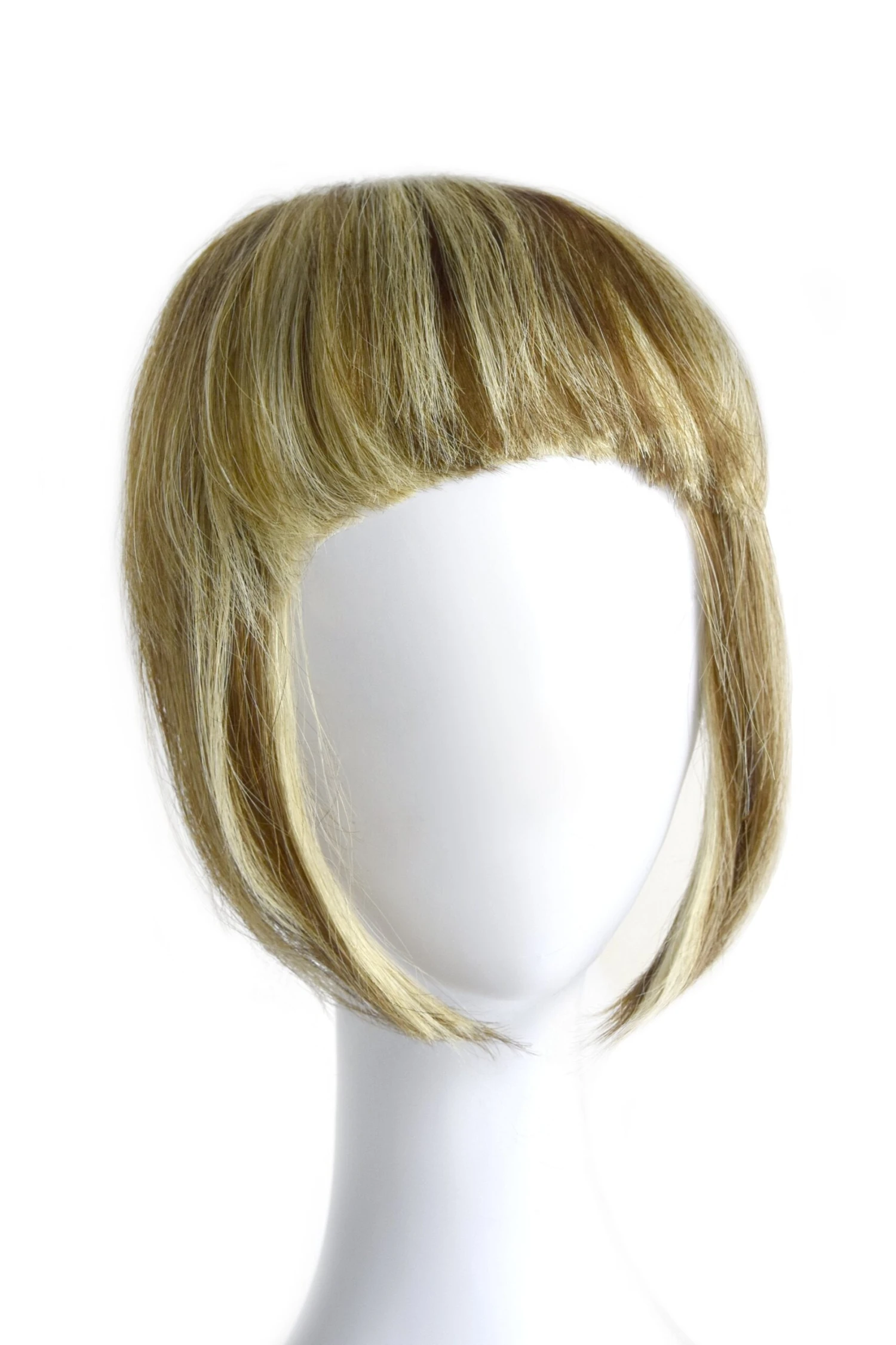 Clip In /on Remy Human Hair Fringe / Bangs - Chestnut Bronde (#6/613)(Clip On Fringe Hair Blonde Mix 6 613 Fr 6 6131) 2 Clip In /on Remy Human Hair Fringe / Bangs - Chestnut Bronde (#6/613)(Clip On Fringe Hair Blonde Mix 6 613 Fr 6 6131) - Image 2