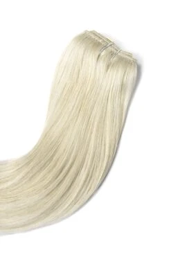Quad Wefted Remy Clip In One Piece Human Hair Extensions- Ice Blonde(Quad Wefted Remy Clip In Human Hair Extensions Ice Blonde) 9 Quad Wefted Remy Clip In One Piece Human Hair Extensions- Ice Blonde(Quad Wefted Remy Clip In Human Hair Extensions Ice Blonde) -Cliphair Sale Store iceblonde qwp website cropped