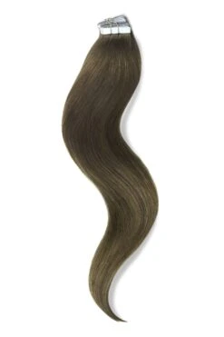 Tape In Remy Human Hair Extensions - Ash Brown (#9)(Tape In Remy Human Hair Extensions 9)