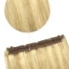 Quad Wefted Remy Clip In Human Hair Extensions - Goldilocks (#16/613)(Quad Wefted Remy Clip In Human Hair Extensions Blonde Mix 16 613)