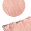 One Piece Top-up Remy Clip In Human Hair Extensions - Pastel Pink(Pastel Pink One Piece Clip In Hair Extensions Top Up)