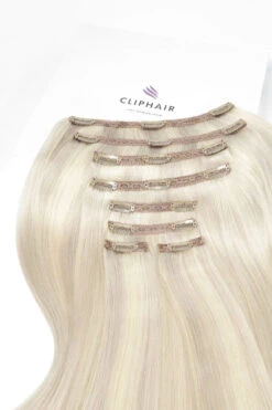 Platinum BlondeMe Ultra-Volume Clip In Full Head Set (240-300G)(Platinum Blondeme Ultra Volume Clip In Full Head Set 240 300g)