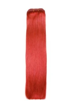 Bright Red Remy Royale Double Drawn Weave Extensions(Bright Red Remy Royale Double Drawn Weave Extensions)