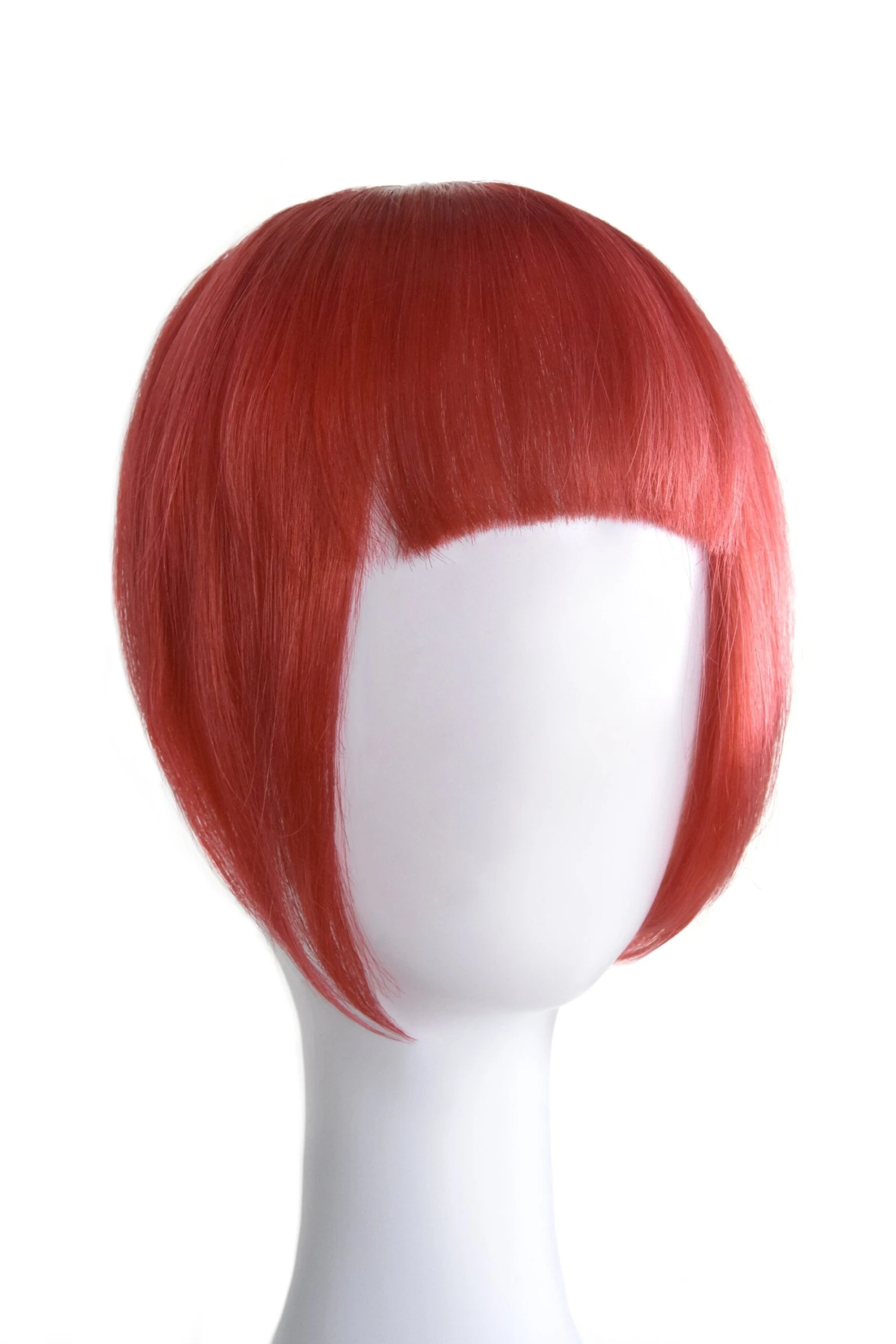 Clip In /on Remy Human Hair Fringe / Bangs - Bright Red(Clip On Fringe Hair Red Fr Red) 2 Clip In /on Remy Human Hair Fringe / Bangs - Bright Red(Clip On Fringe Hair Red Fr Red) - Image 2