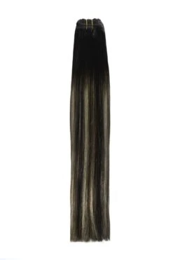 Silver Shadow Balayage Remy Royale Double Drawn Weave Extensions(Silver Shadow Balayage Remy Royale Double Drawn Weave Extensions)